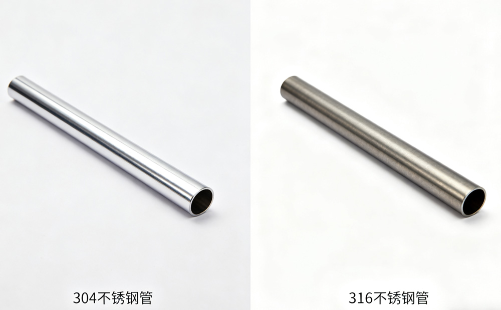 304ºÍ316²»Ðâ¸Ö¹Ü±ÈÕÕ