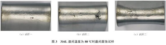 �����¶ȶ�316L����ֹܺ������ܵ�Ӱ��